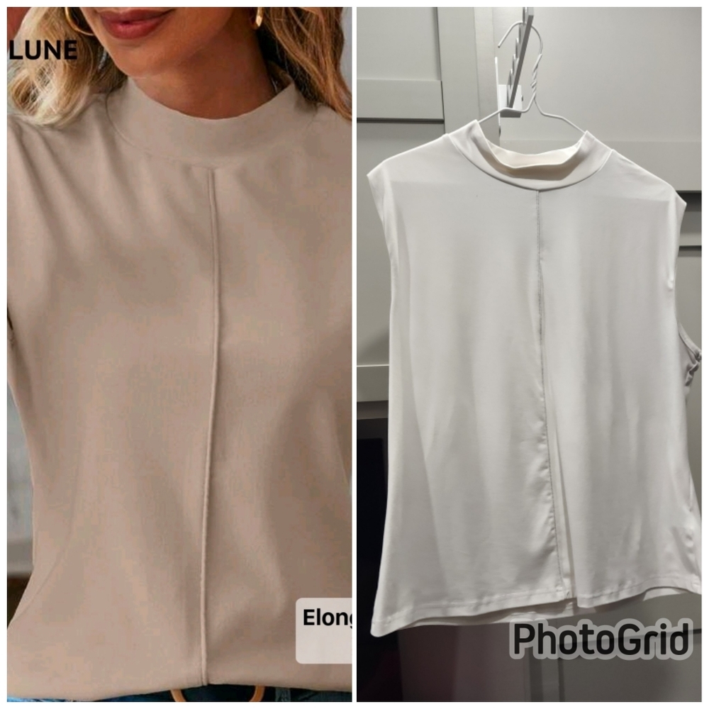 Women's Solid White Simple French Elegant Style Sleeveless
